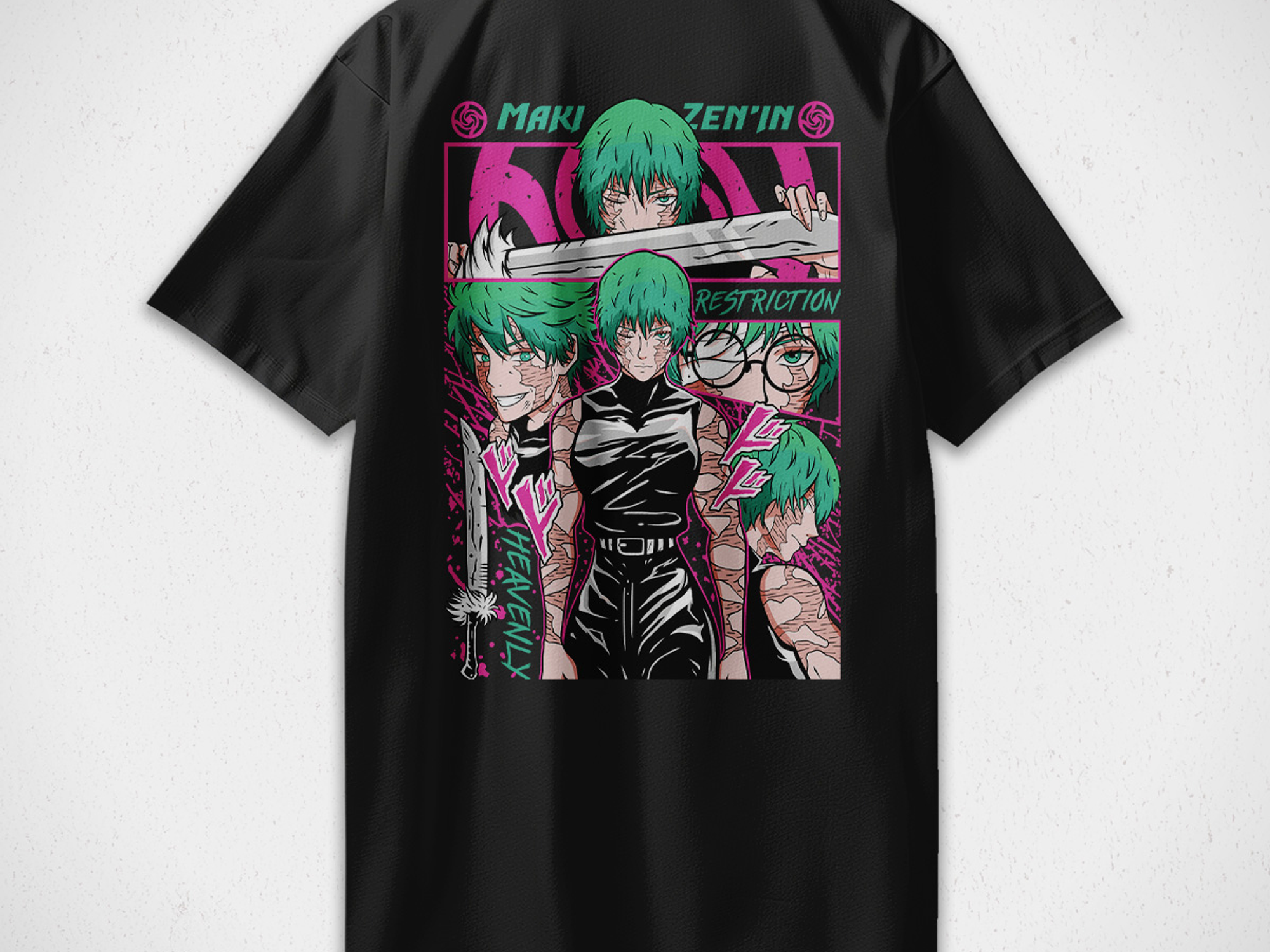 Polera Maki - Jujutsu Kaisen v5 2