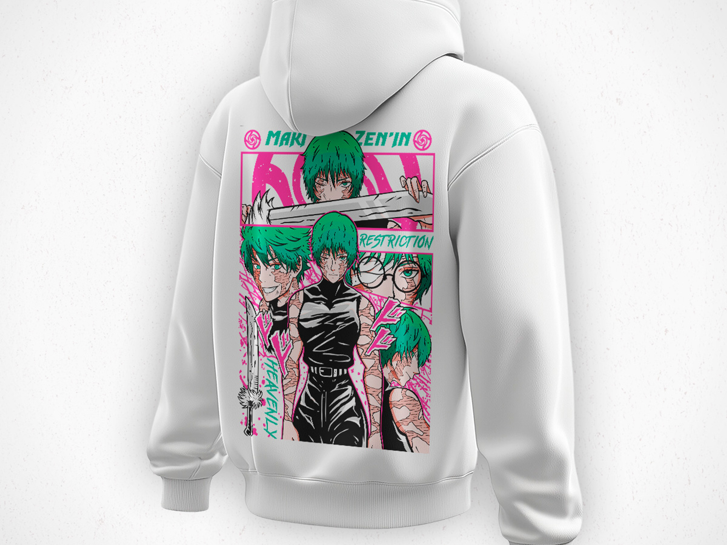 Hoodie Maki - Jujutsu Kaisen v5 5