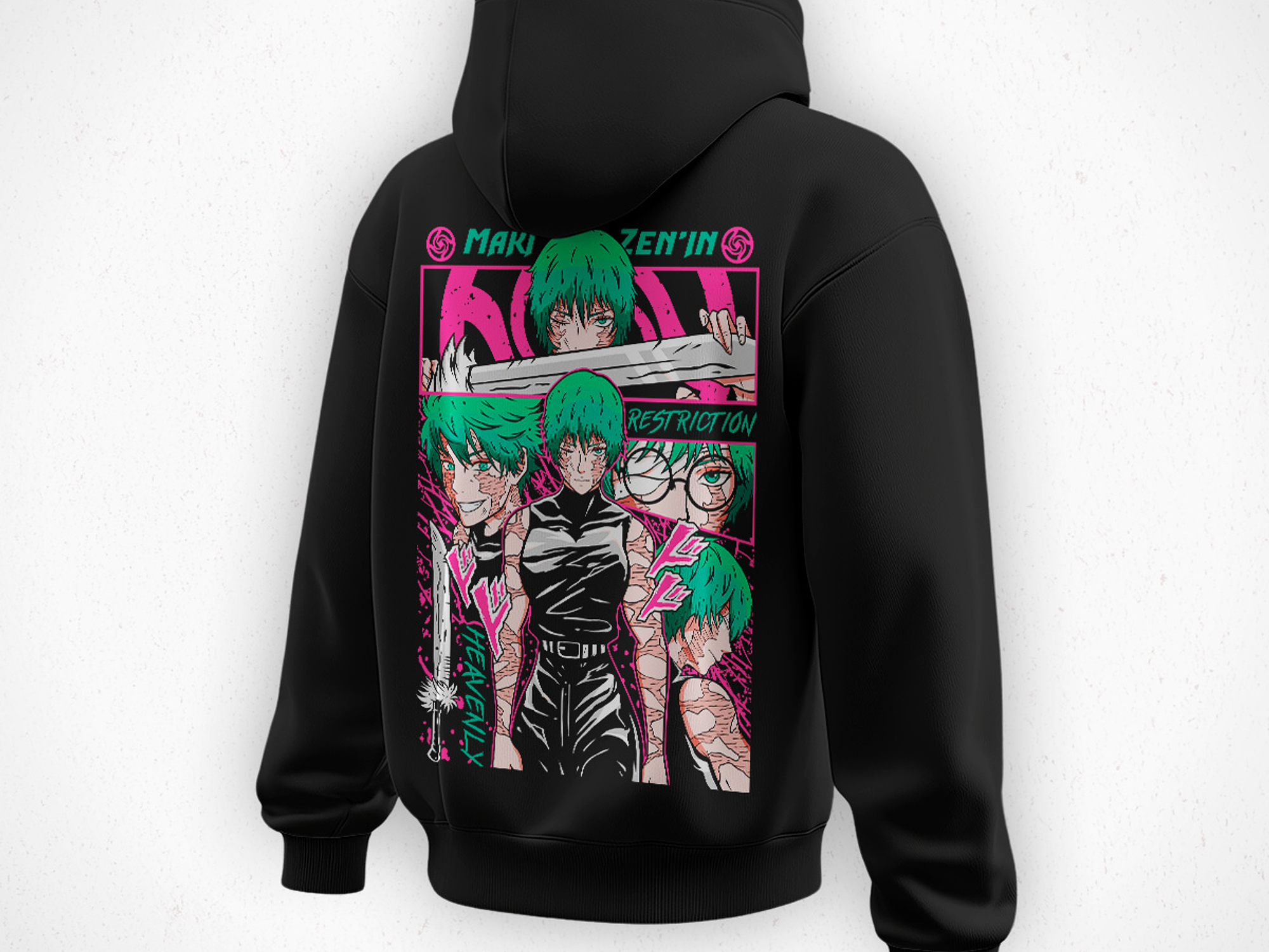 Hoodie Maki - Jujutsu Kaisen v5 2