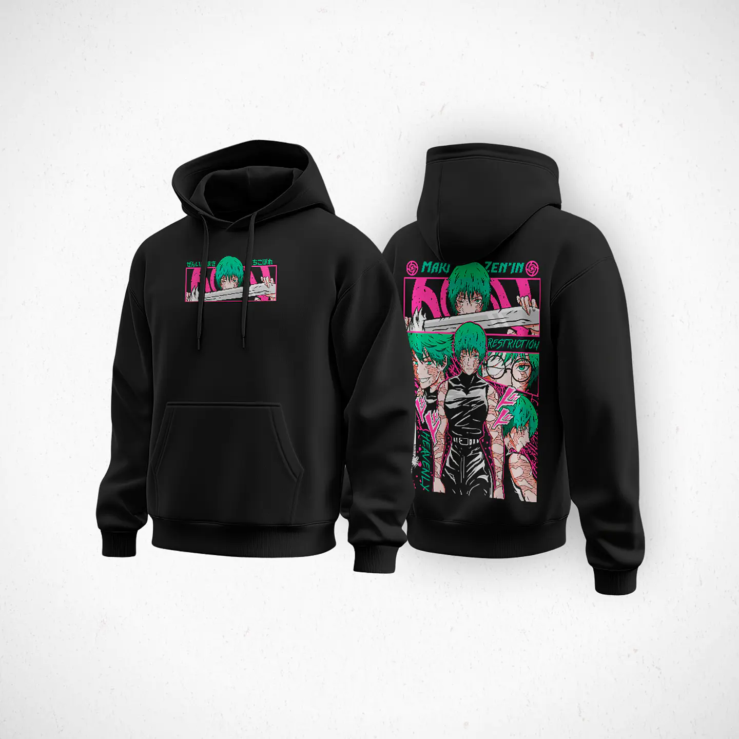Hoodie Maki - Jujutsu Kaisen v5 1