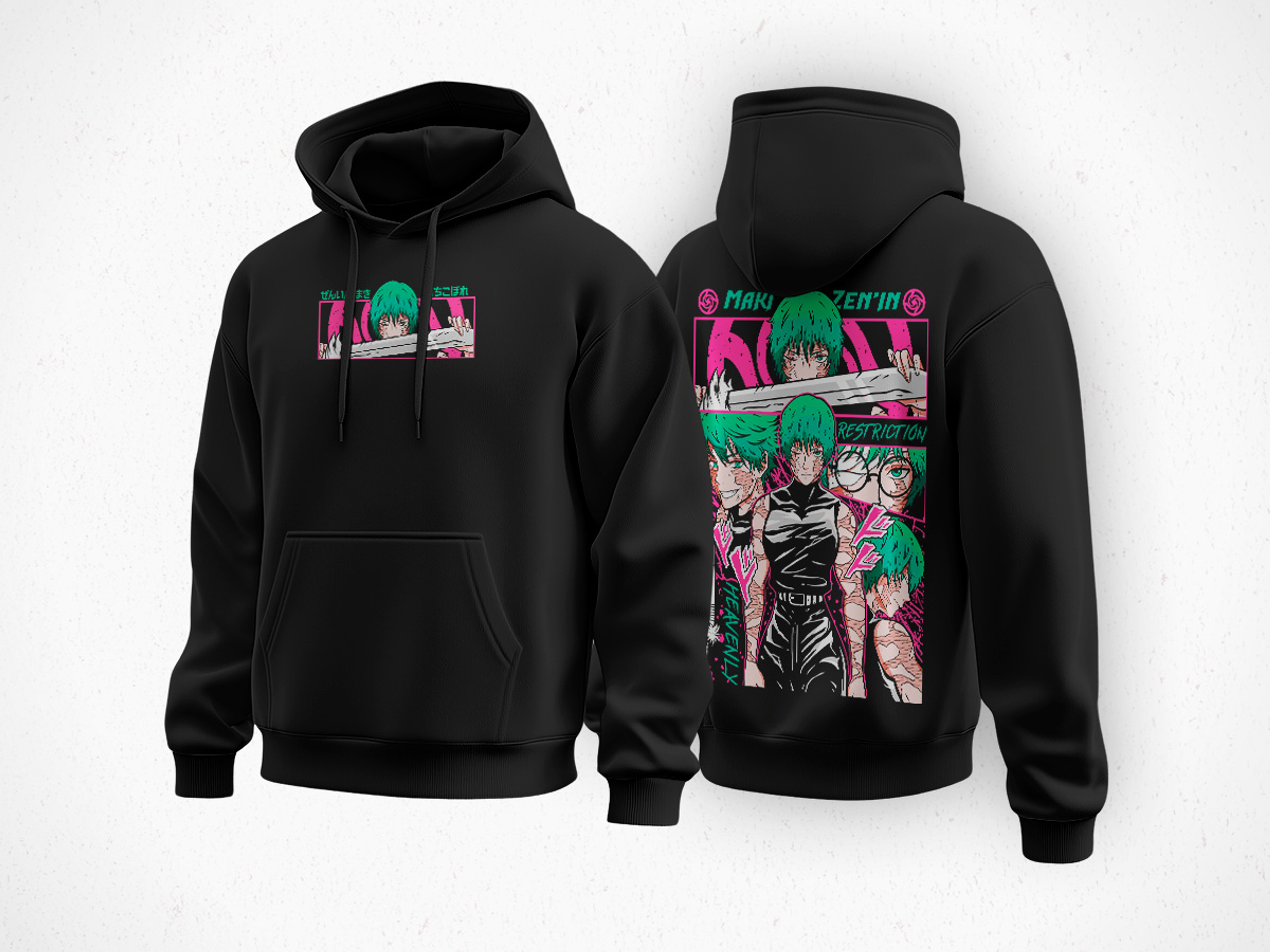 Hoodie Maki - Jujutsu Kaisen v5 1