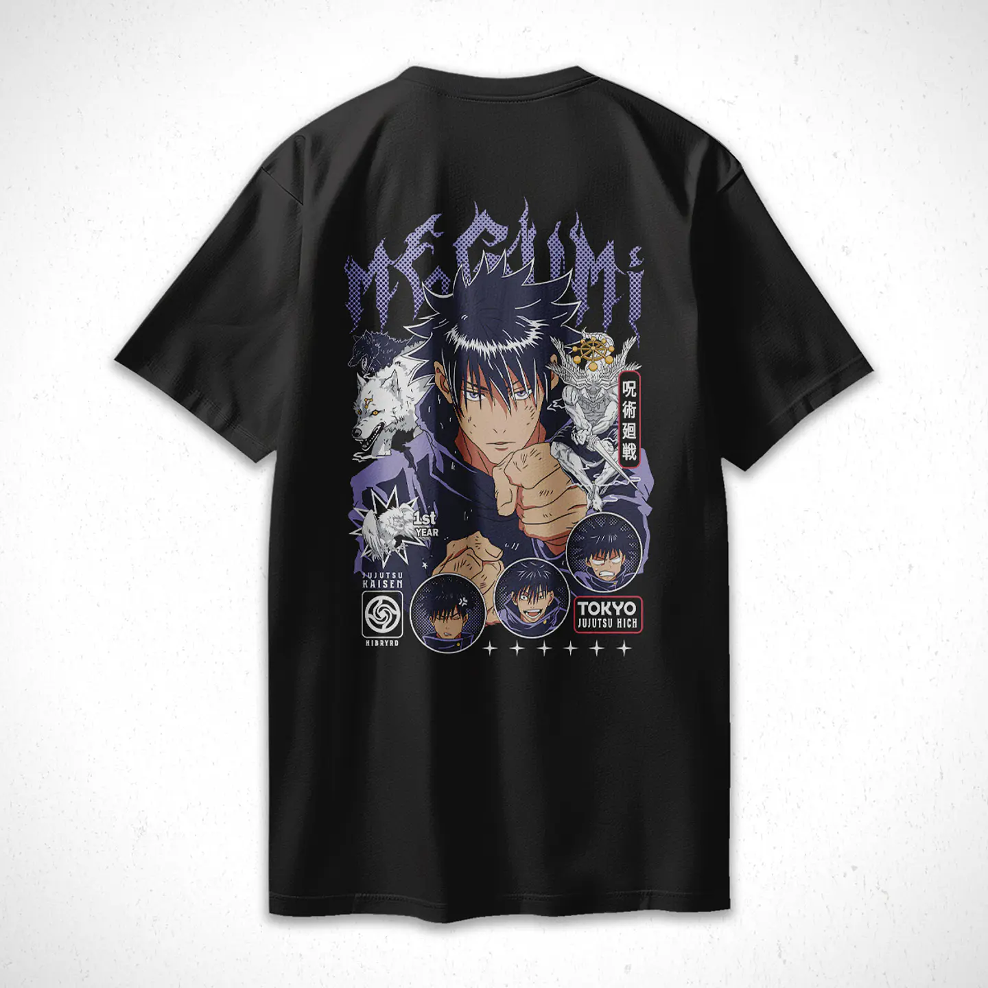 Polera Megumi Fushiguro - Jujutsu Kaisen v1 2