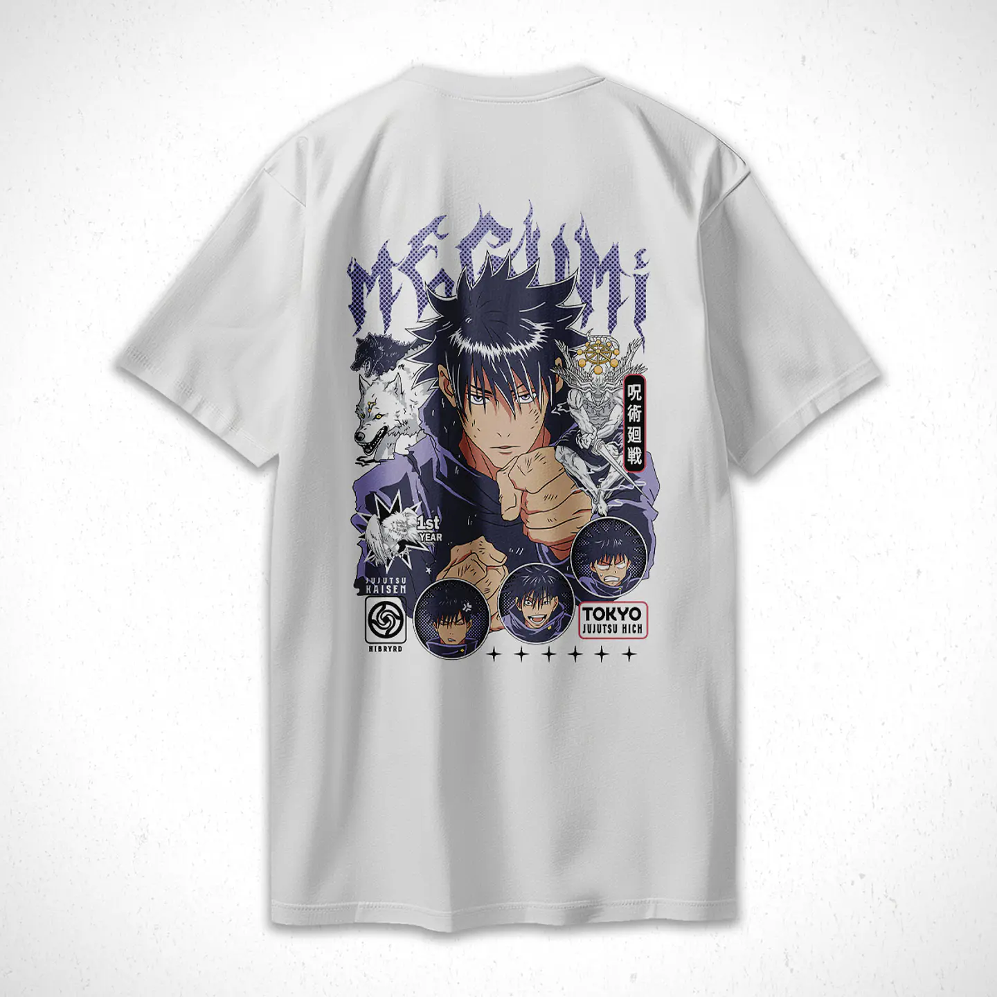 Polera Megumi Fushiguro - Jujutsu Kaisen v1 5