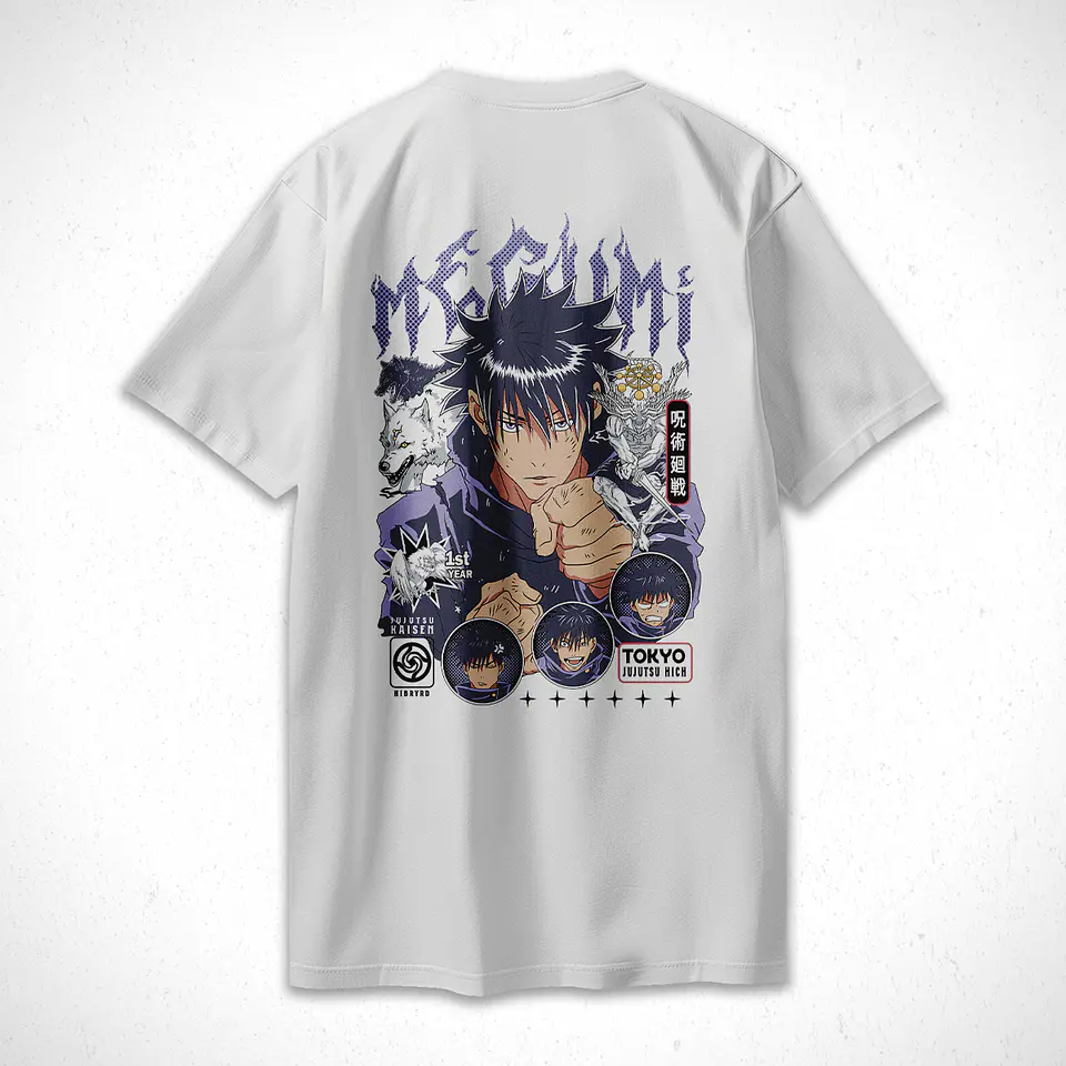 Polera Megumi Fushiguro - Jujutsu Kaisen v1 5