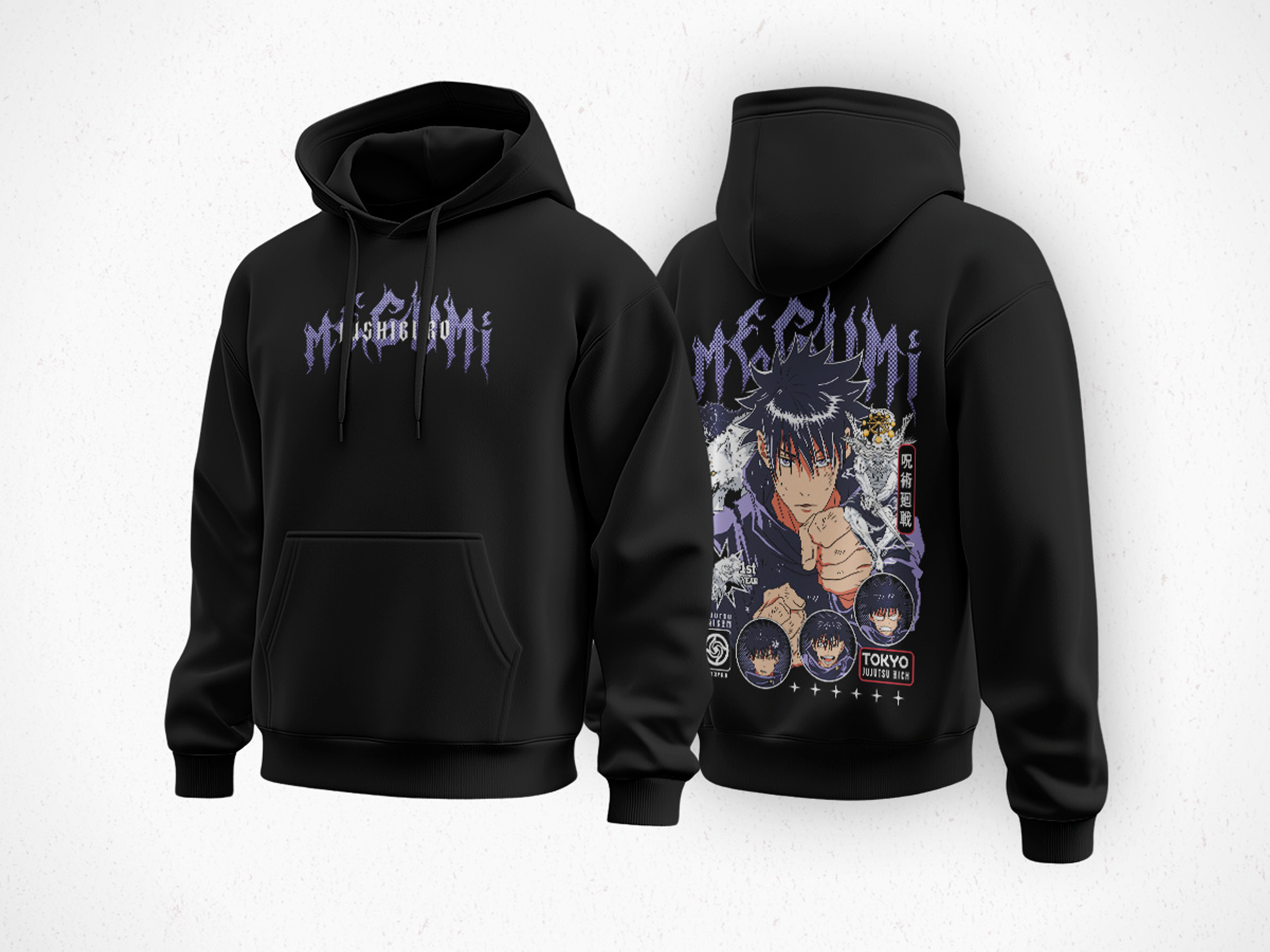 Hoodie Megumi Fushiguro - Jujutsu Kaisen v1 1