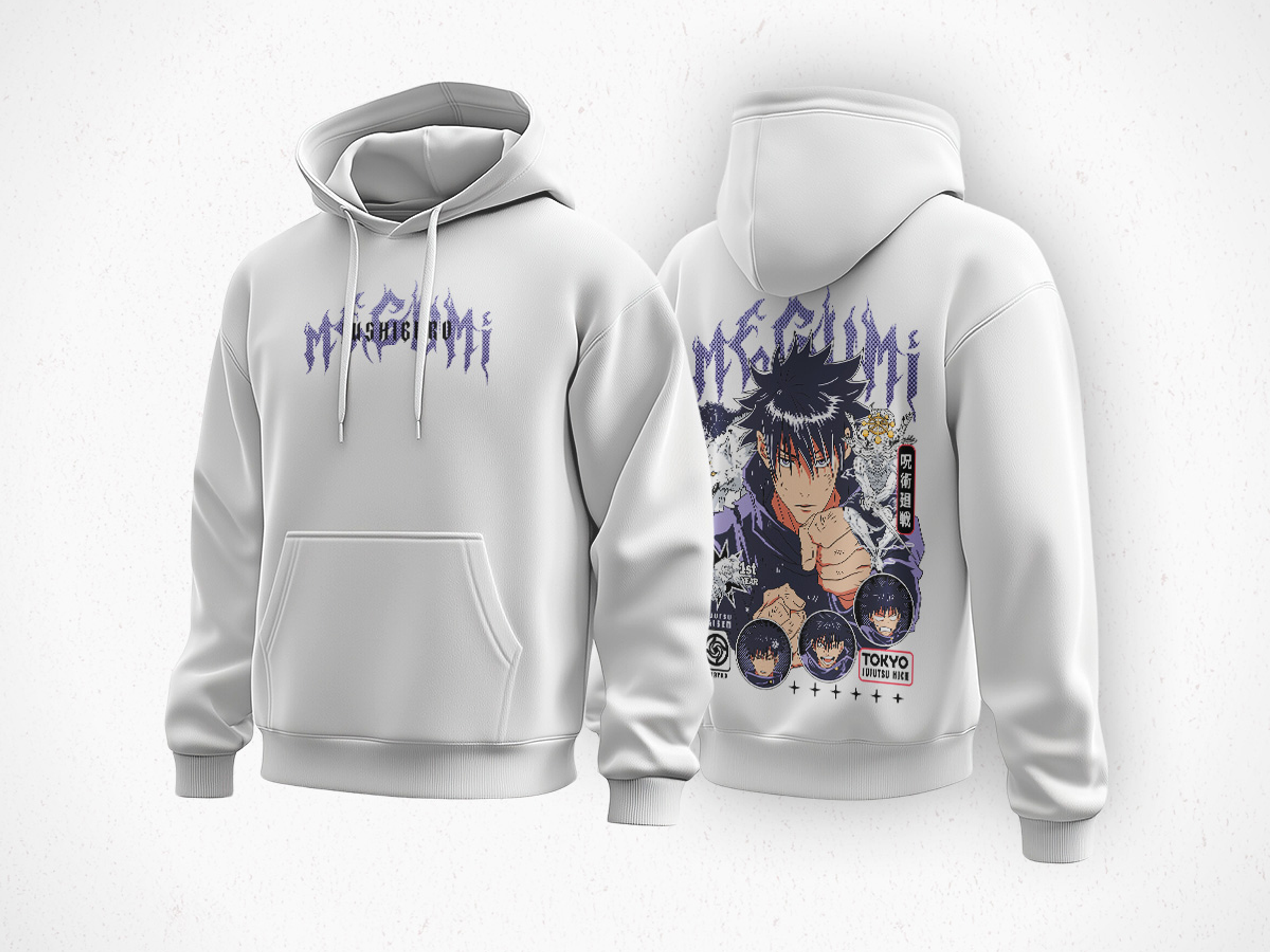 Hoodie Megumi Fushiguro - Jujutsu Kaisen v1 4