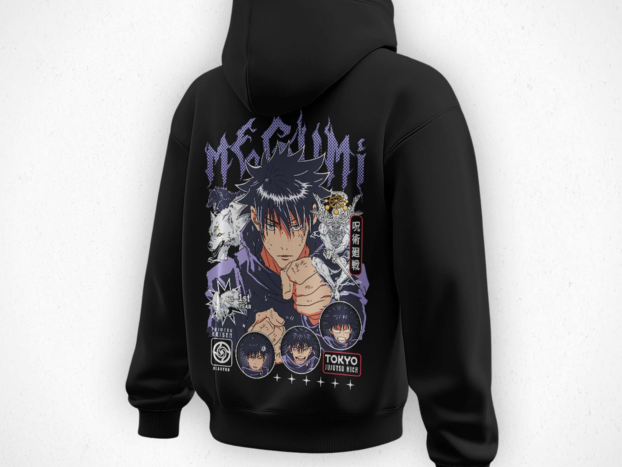 Hoodie Megumi Fushiguro - Jujutsu Kaisen v1 2