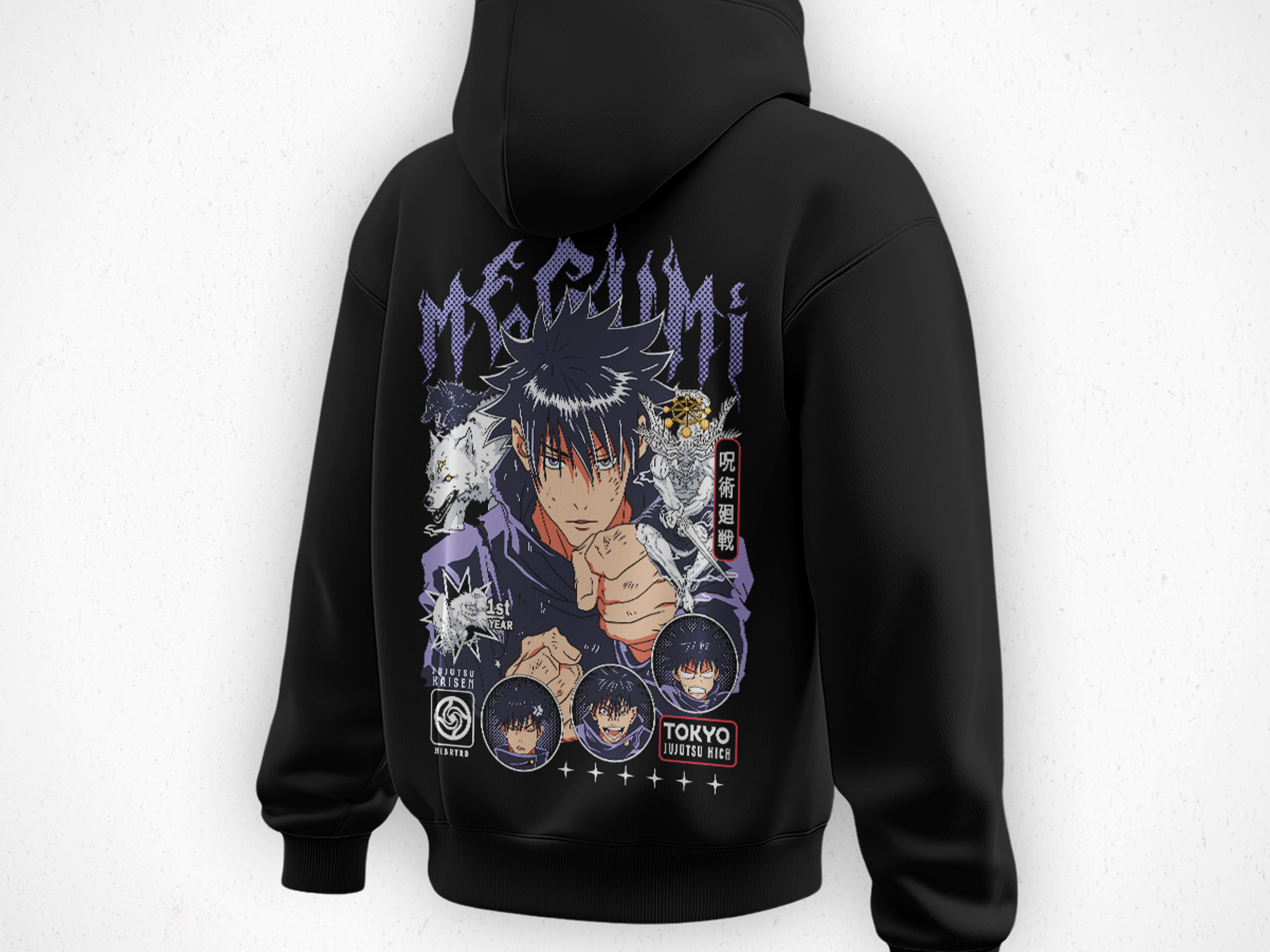 Hoodie Megumi Fushiguro - Jujutsu Kaisen v1 2