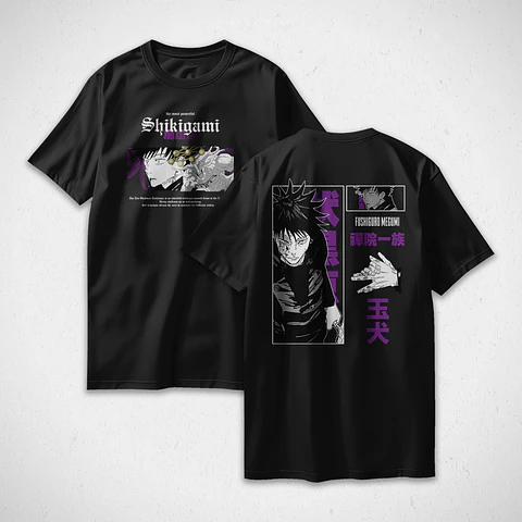 Polera Megumi Fushiguro - Jujutsu Kaisen v2