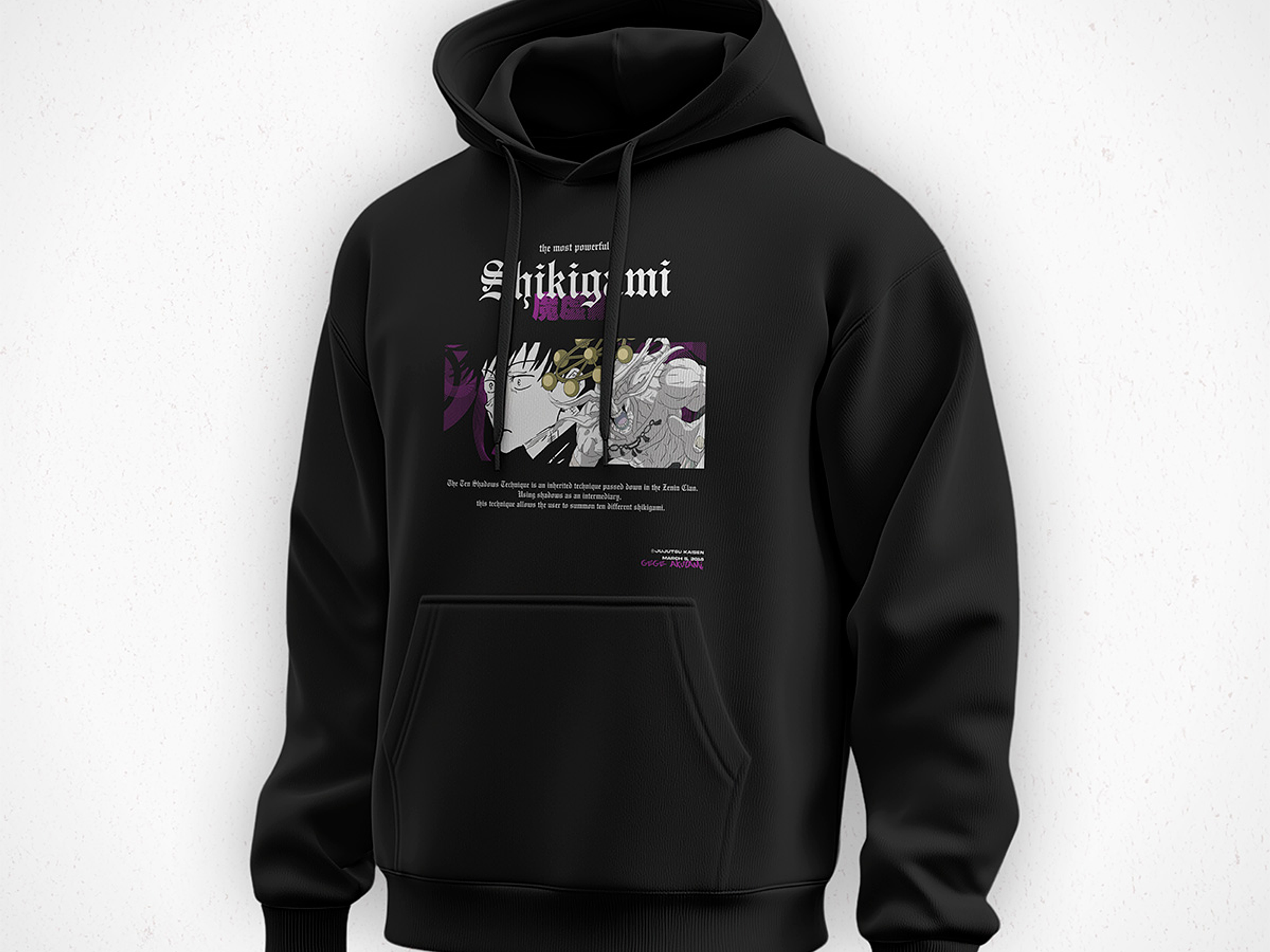 Hoodie Megumi Fushiguro - Jujutsu Kaisen v2 3