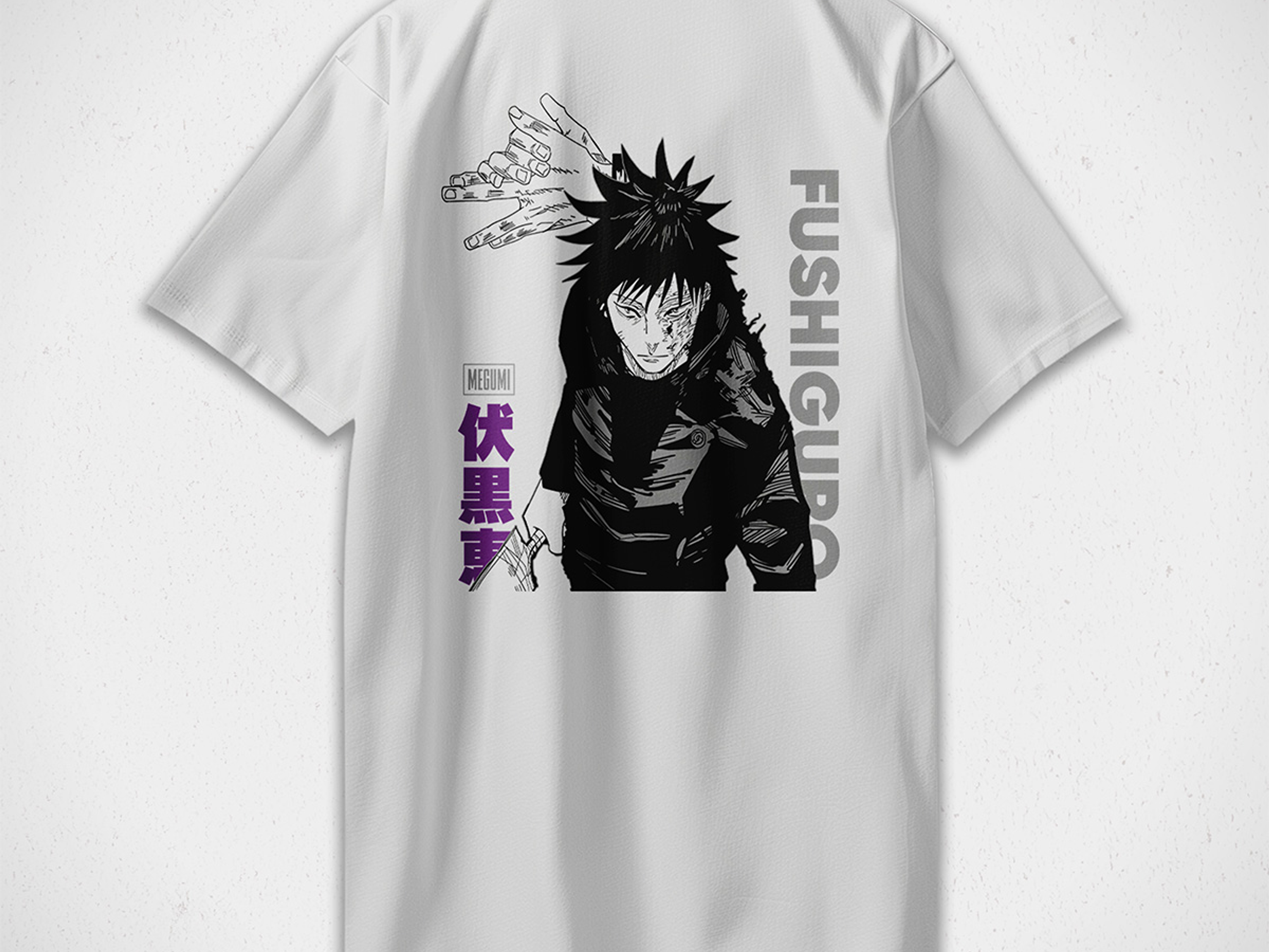 Polera Megumi Fushiguro - Jujutsu Kaisen v3 5