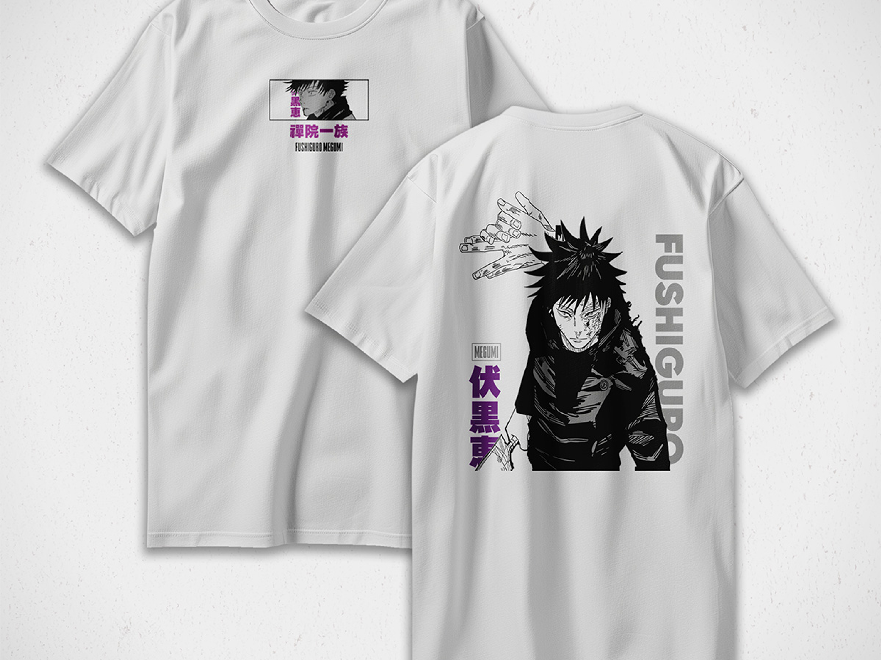 Polera Megumi Fushiguro - Jujutsu Kaisen v3 4