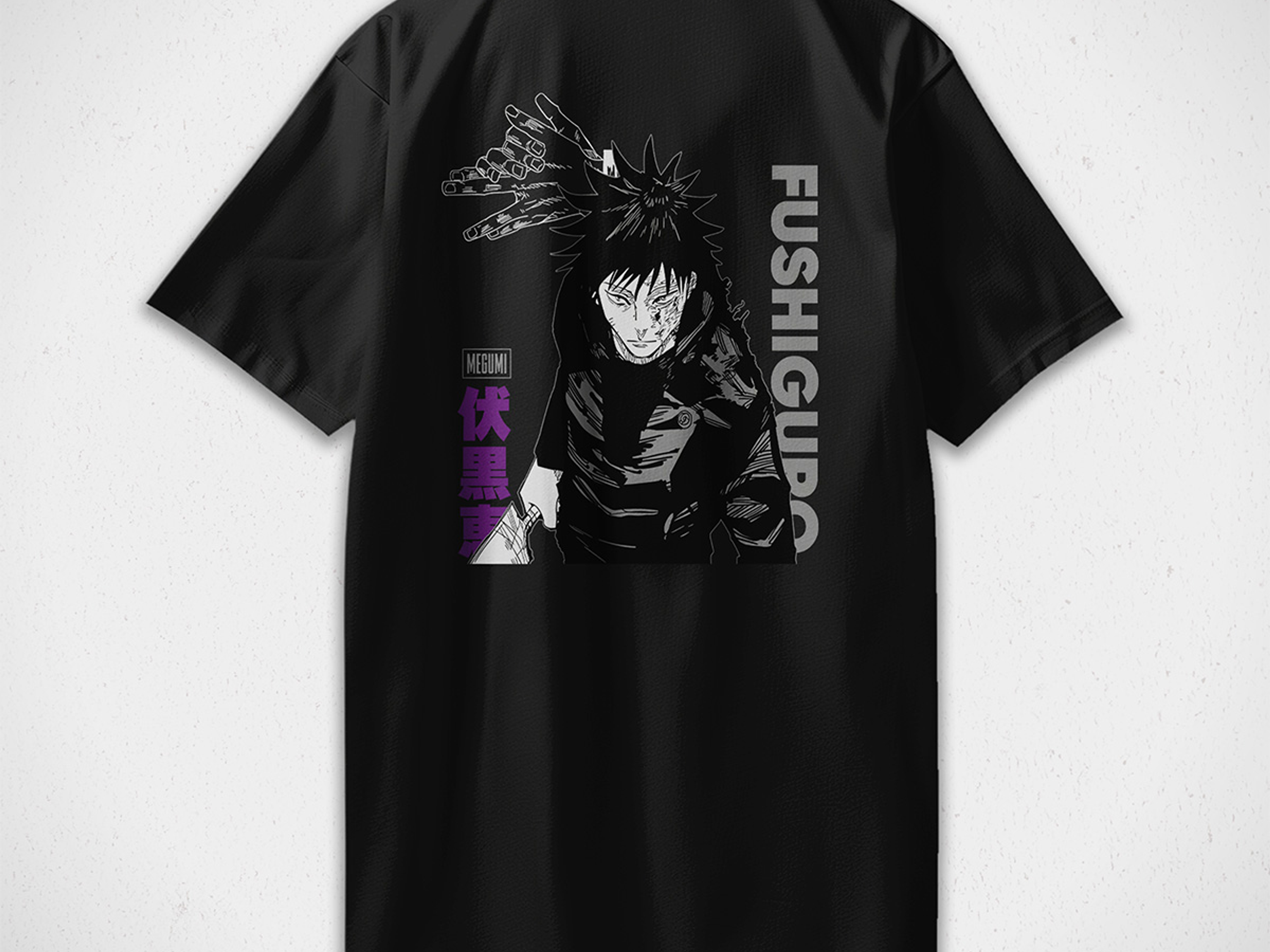 Polera Megumi Fushiguro - Jujutsu Kaisen v3 2