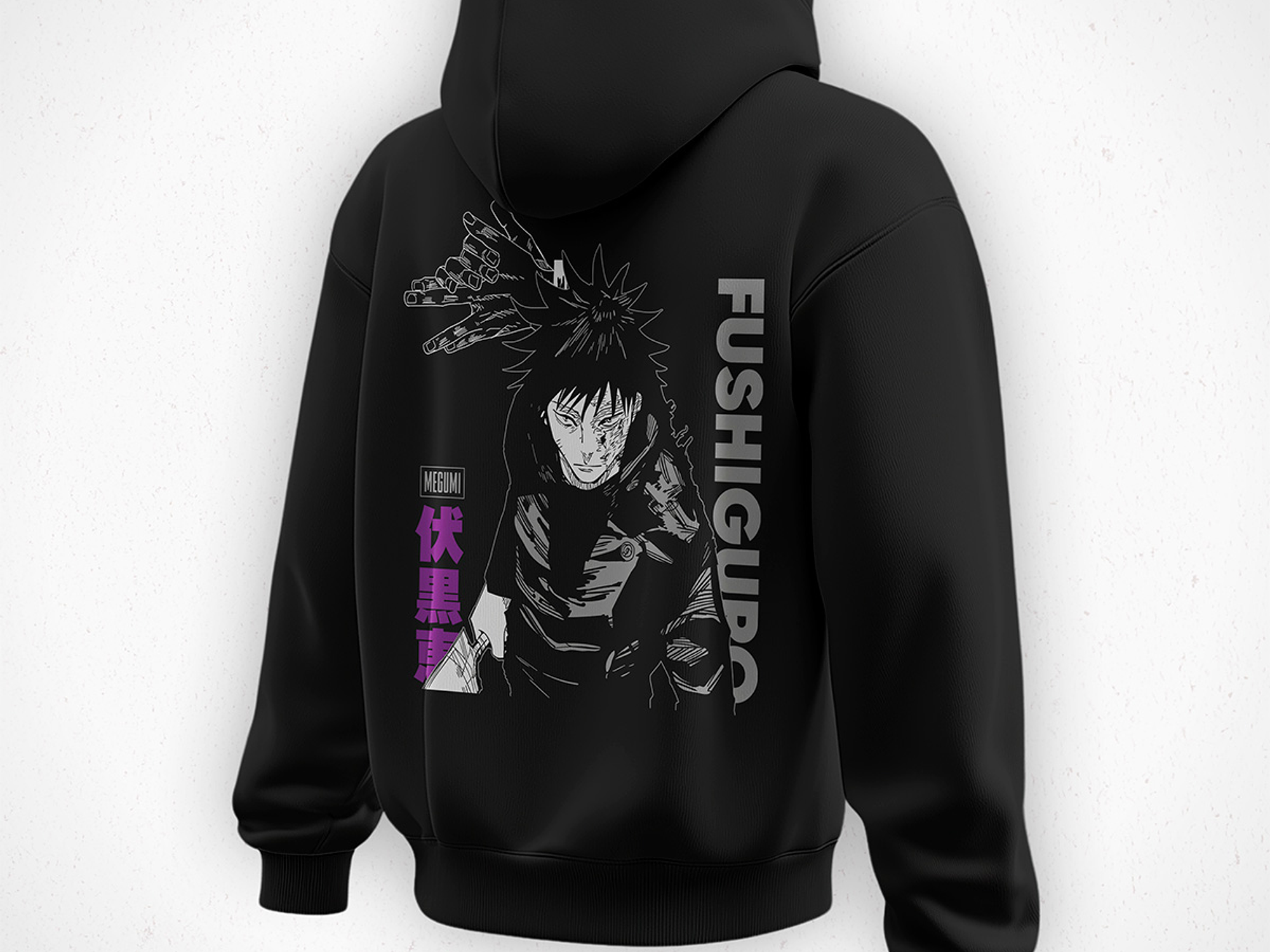 Hoodie Megumi Fushiguro - Jujutsu Kaisen v3 2
