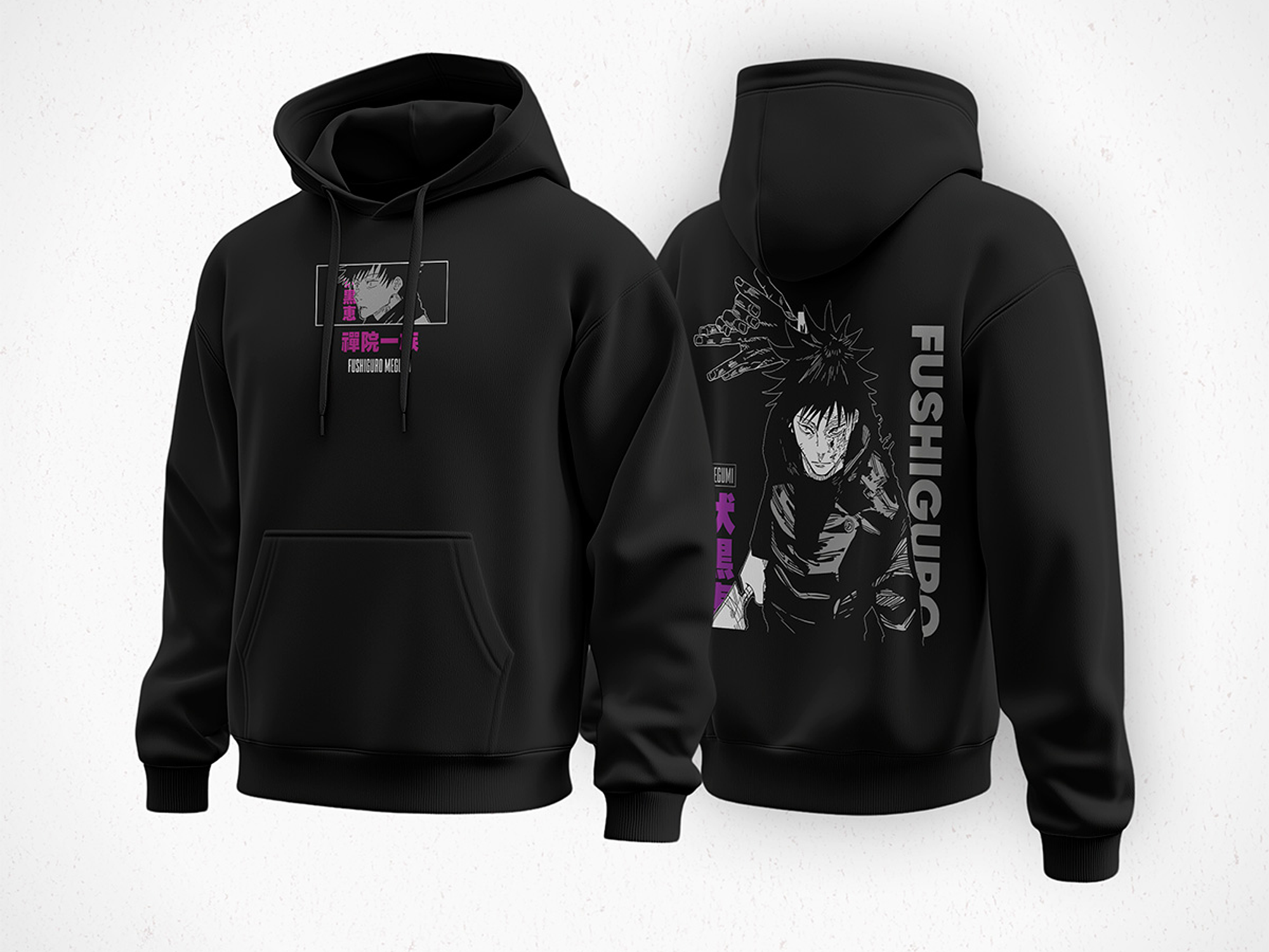 Hoodie Megumi Fushiguro - Jujutsu Kaisen v3 1