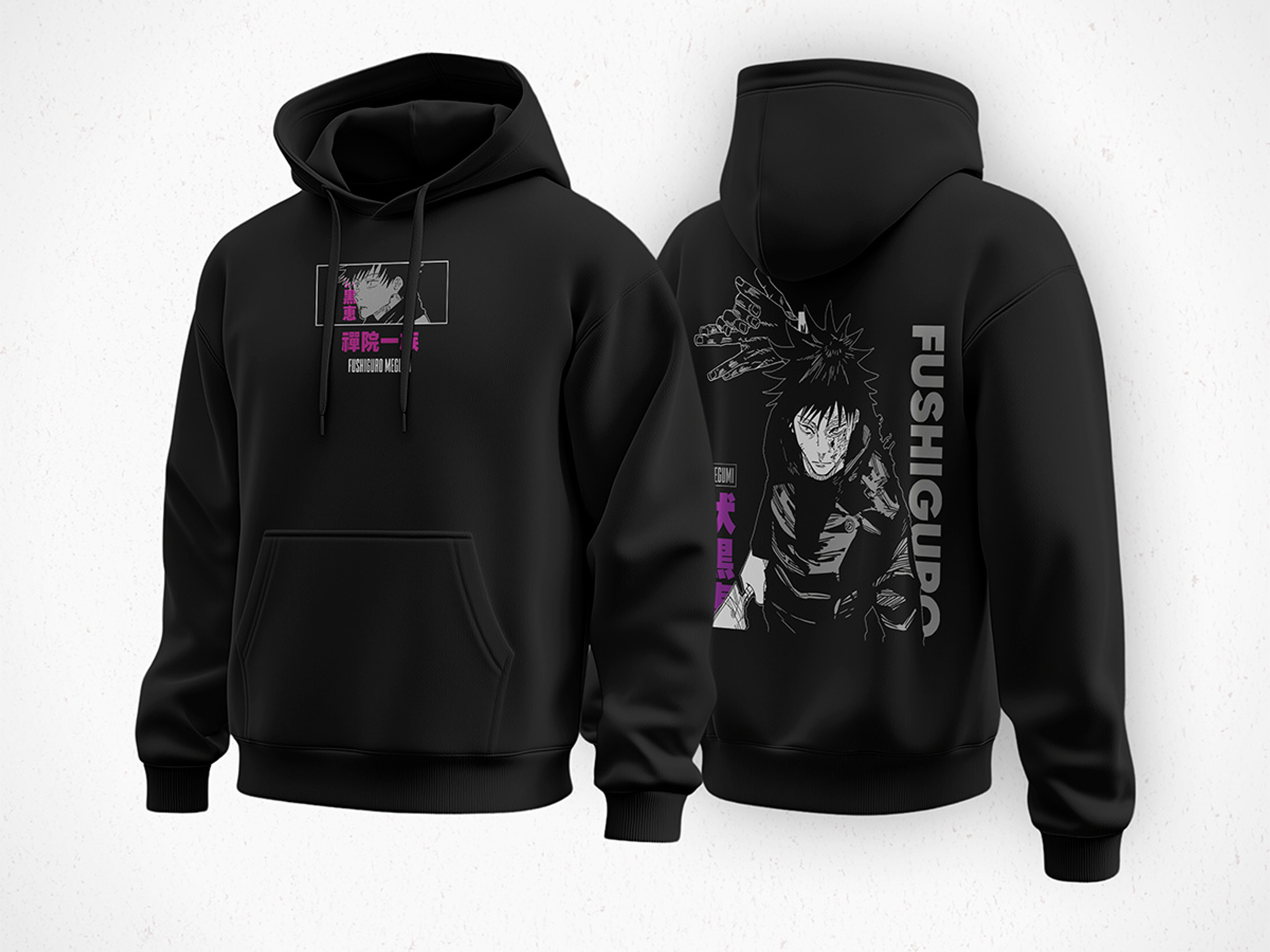 Hoodie Megumi Fushiguro - Jujutsu Kaisen v3 1