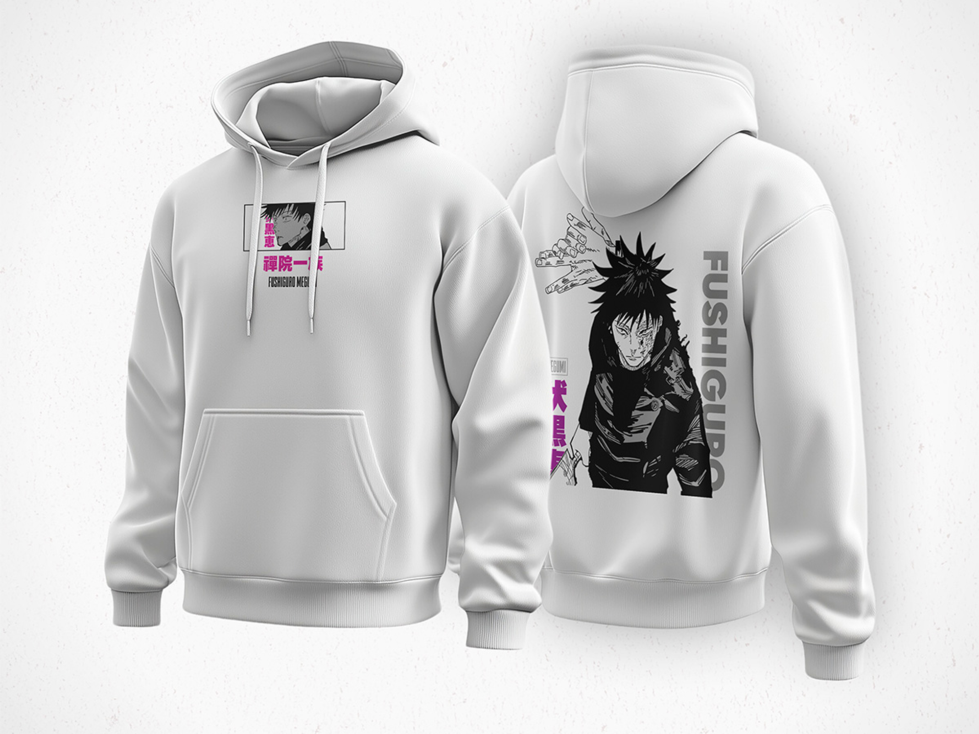 Hoodie Megumi Fushiguro - Jujutsu Kaisen v3 4