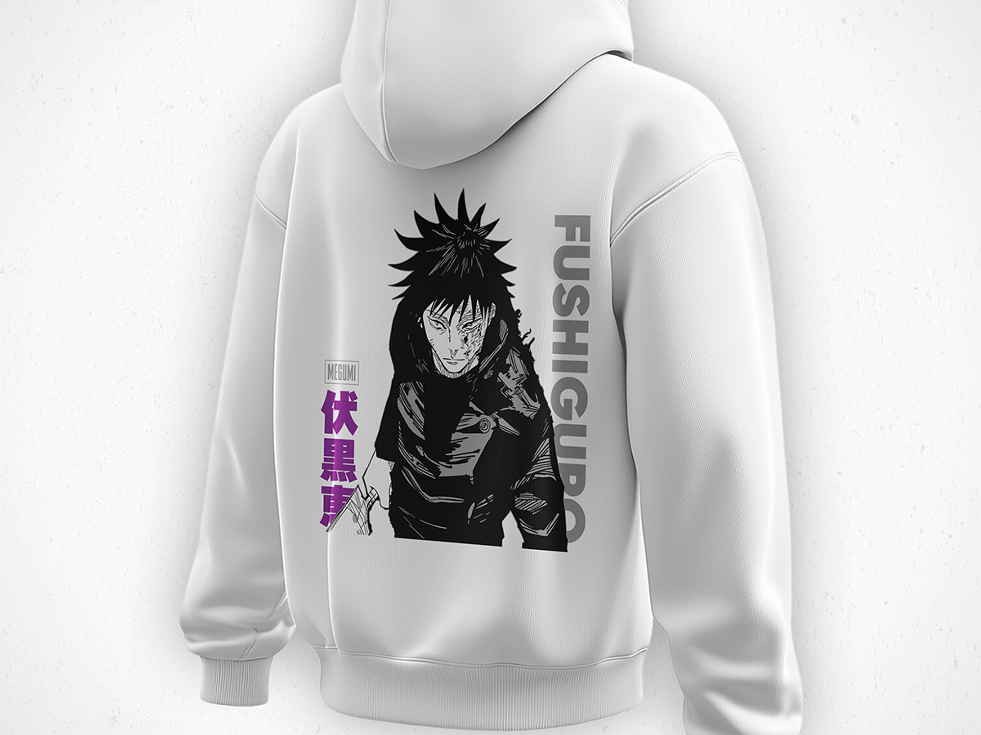 Hoodie Megumi Fushiguro - Jujutsu Kaisen v3 5