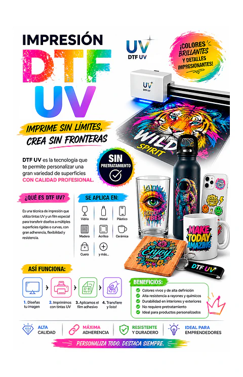 Servicio de impresion DTF Uv