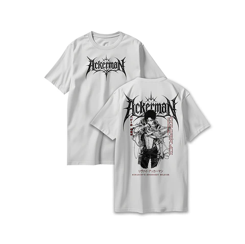 Polera Levi Ackerman – Humanity’s Strongest Soldier | White Edition