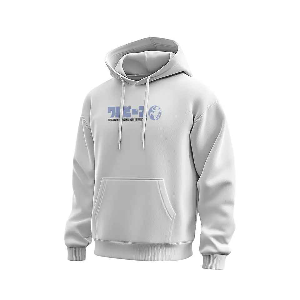 HOODIE ONE PIECE - THE LAST WAR WHITE 6