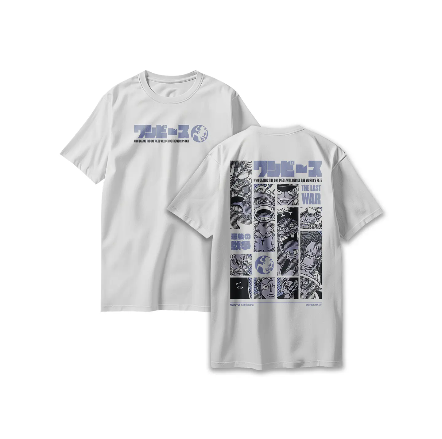 POLERA ONE PIECE - THE LAST WAR WHITE 1