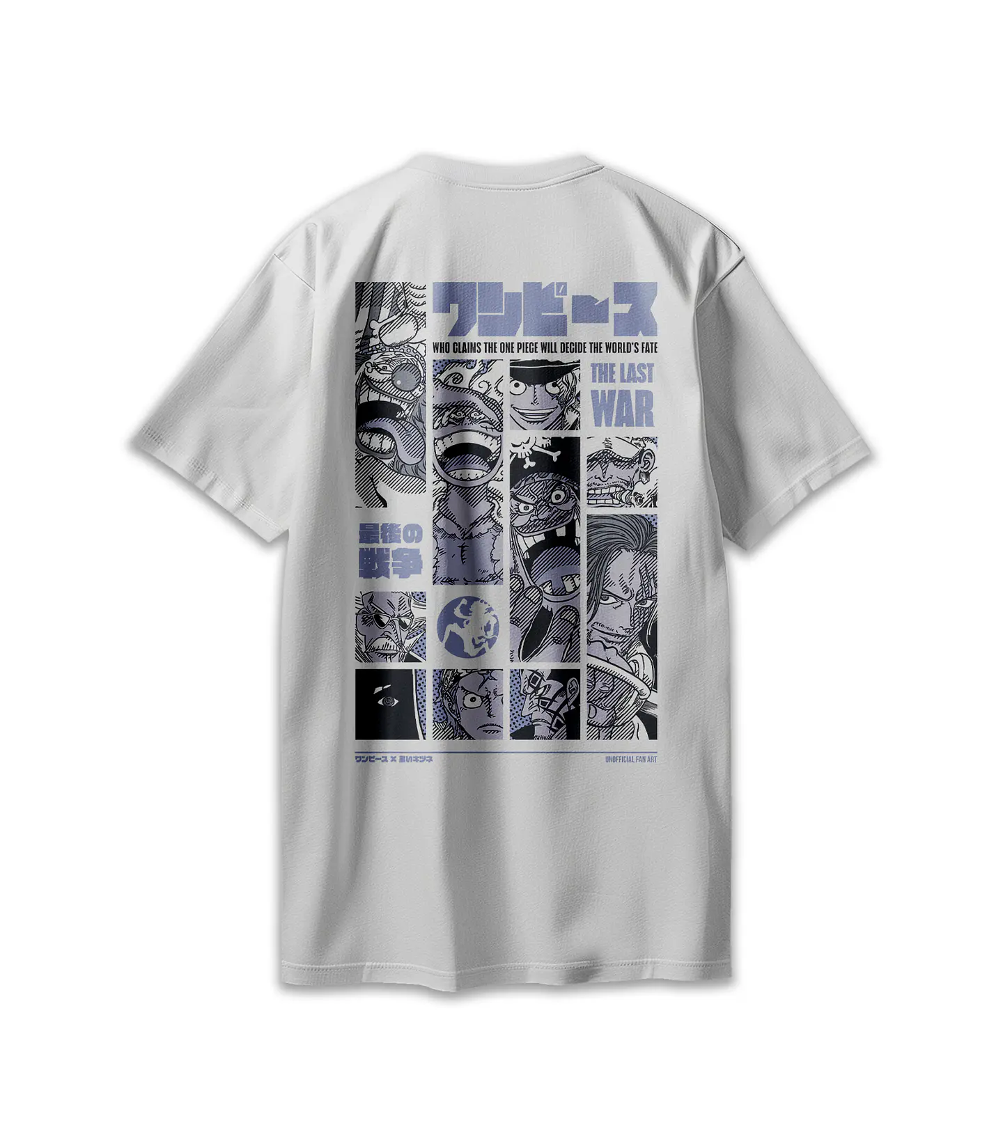 POLERA ONE PIECE - THE LAST WAR WHITE 2