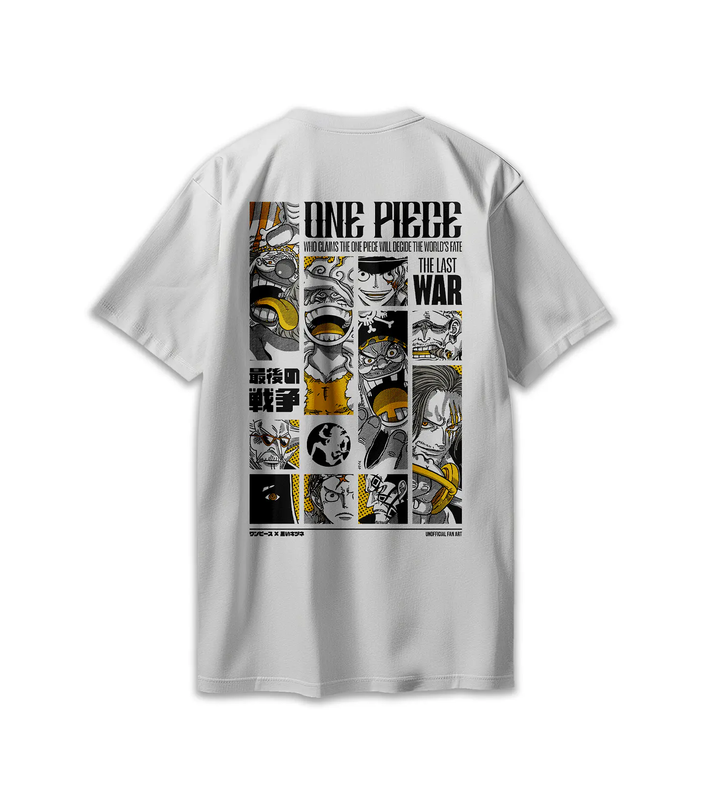 POLERA ONE PIECE - THE LAST WAR WHITE 8