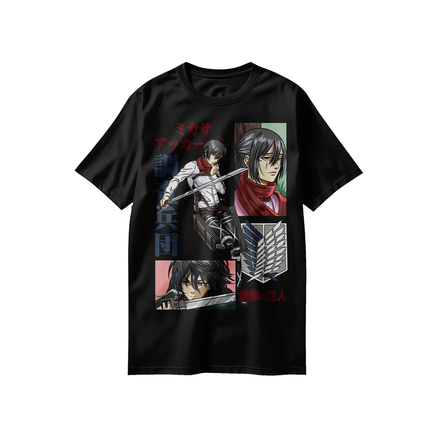 Polera Mikasa Ackerman collection: Fuerza, Lealtad y Determinación 1