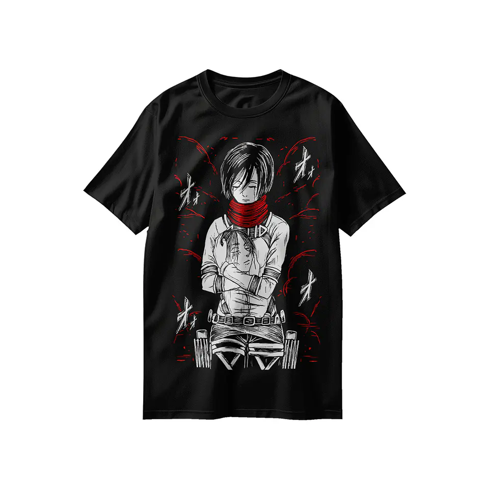 Polera Mikasa Ackerman collection: Fuerza, Lealtad y Determinación 2