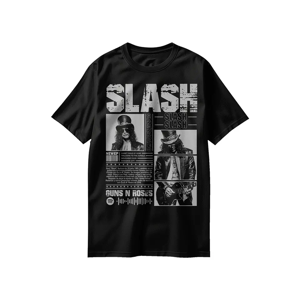 Polera de Slash COLLECTION: El Ícono Inmortal de la Guitarra Rock 5
