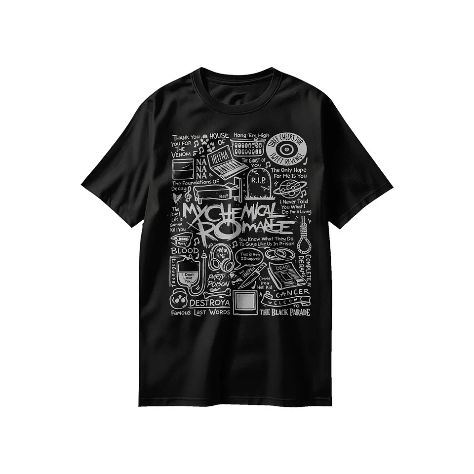 Polera My Chemical Romance COLLECTION: Expresa Tu Pasión por el Rock Alternativo 3