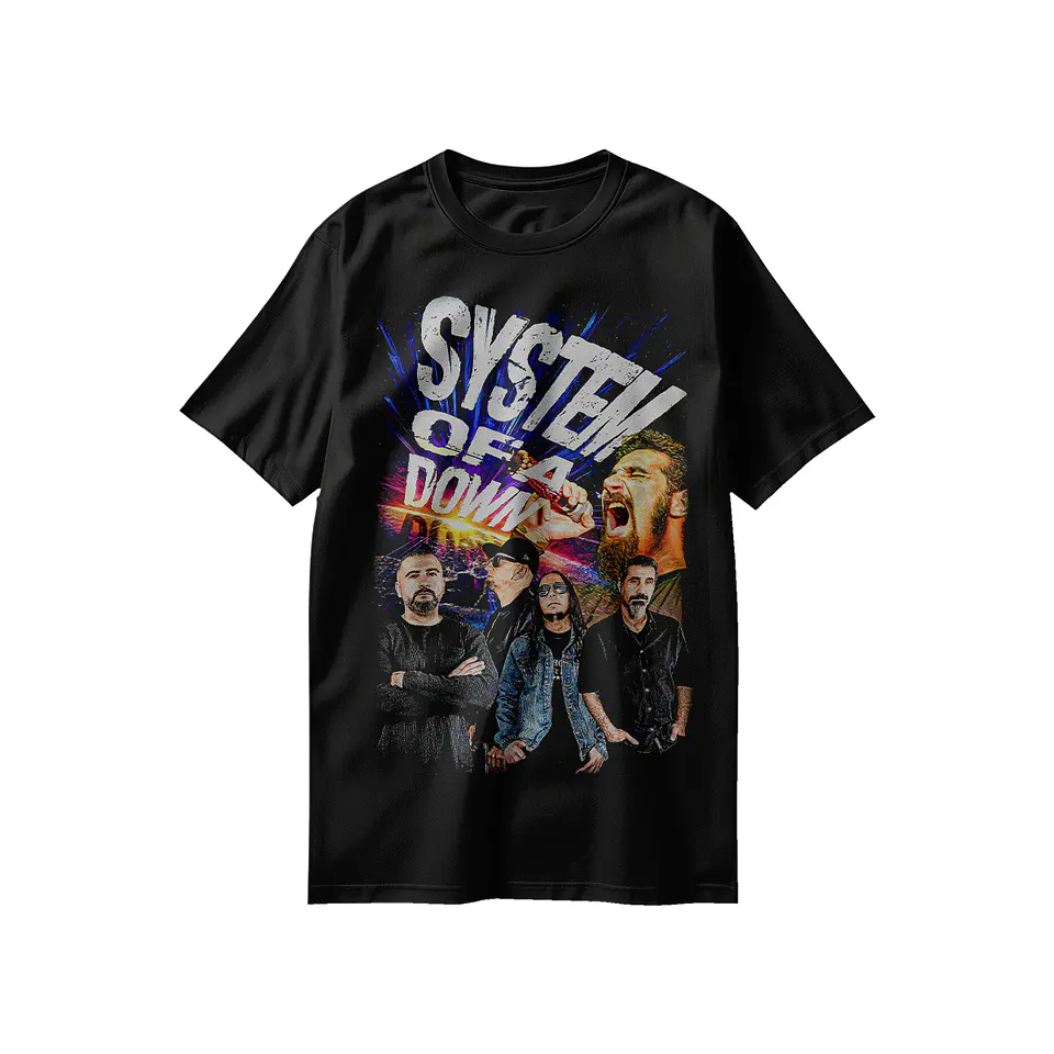 Poleras System of a Down COLECCTION: Energía, Rebeldía y Metal en Cada Diseño 1