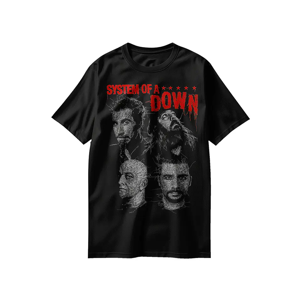 Poleras System of a Down COLECCTION: Energía, Rebeldía y Metal en Cada Diseño 5
