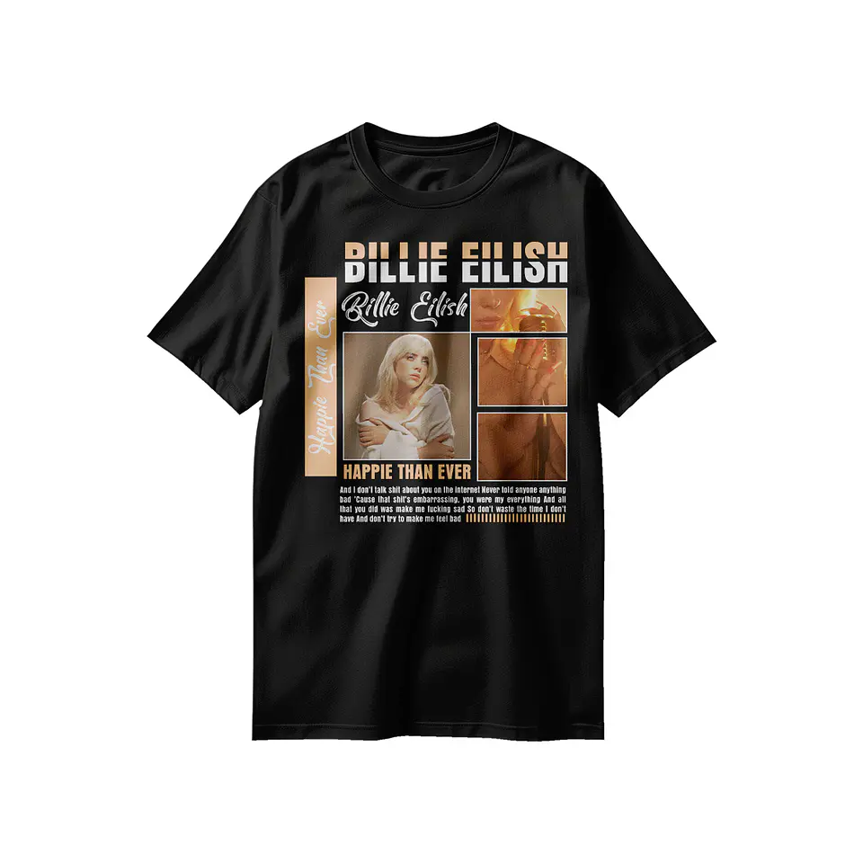 Poleras Billie Eilish collection 3