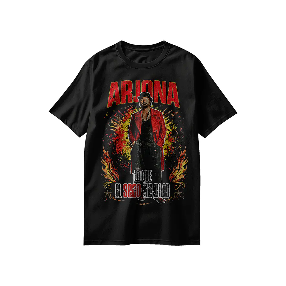 Poleras Ricardo Arjona collection: Letras que Visten Historias Inolvidables 1