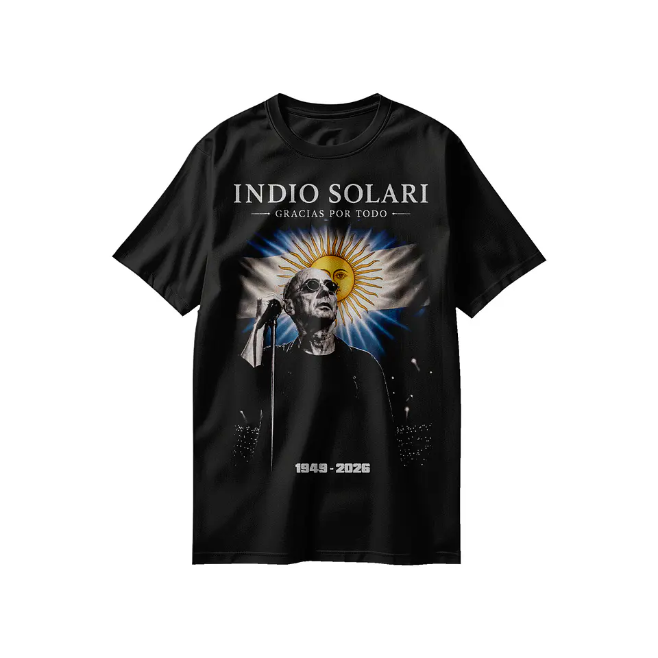 Poleras Indio Solari Collection | El Espíritu del Rock Argentino 1