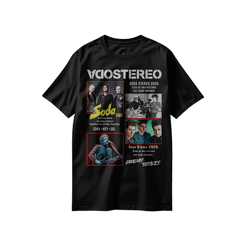POLERAS Soda Stereo: El Legado del Rock en Español