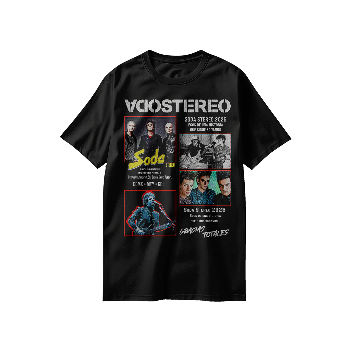 POLERAS Soda Stereo: El Legado del Rock en Español 1