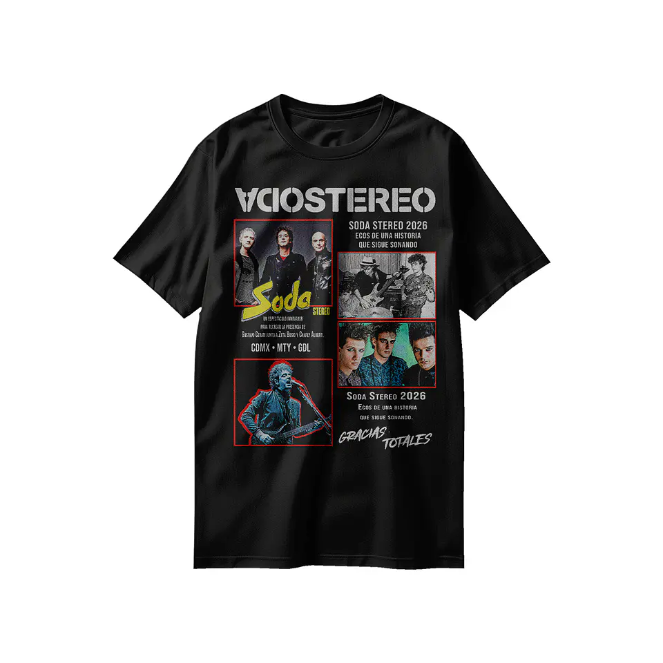 POLERAS Soda Stereo: El Legado del Rock en Español 1
