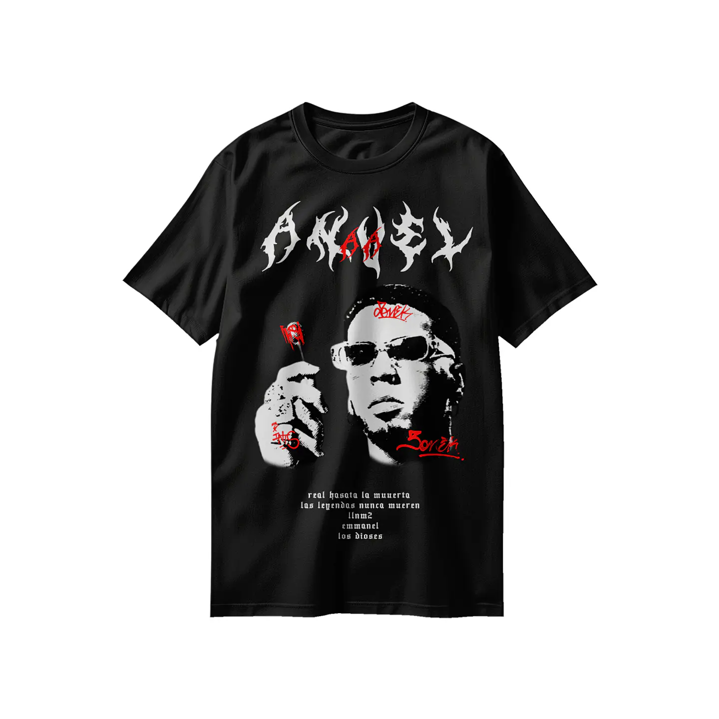 Poleras Anuel AA: Real Hasta la Muerte 3