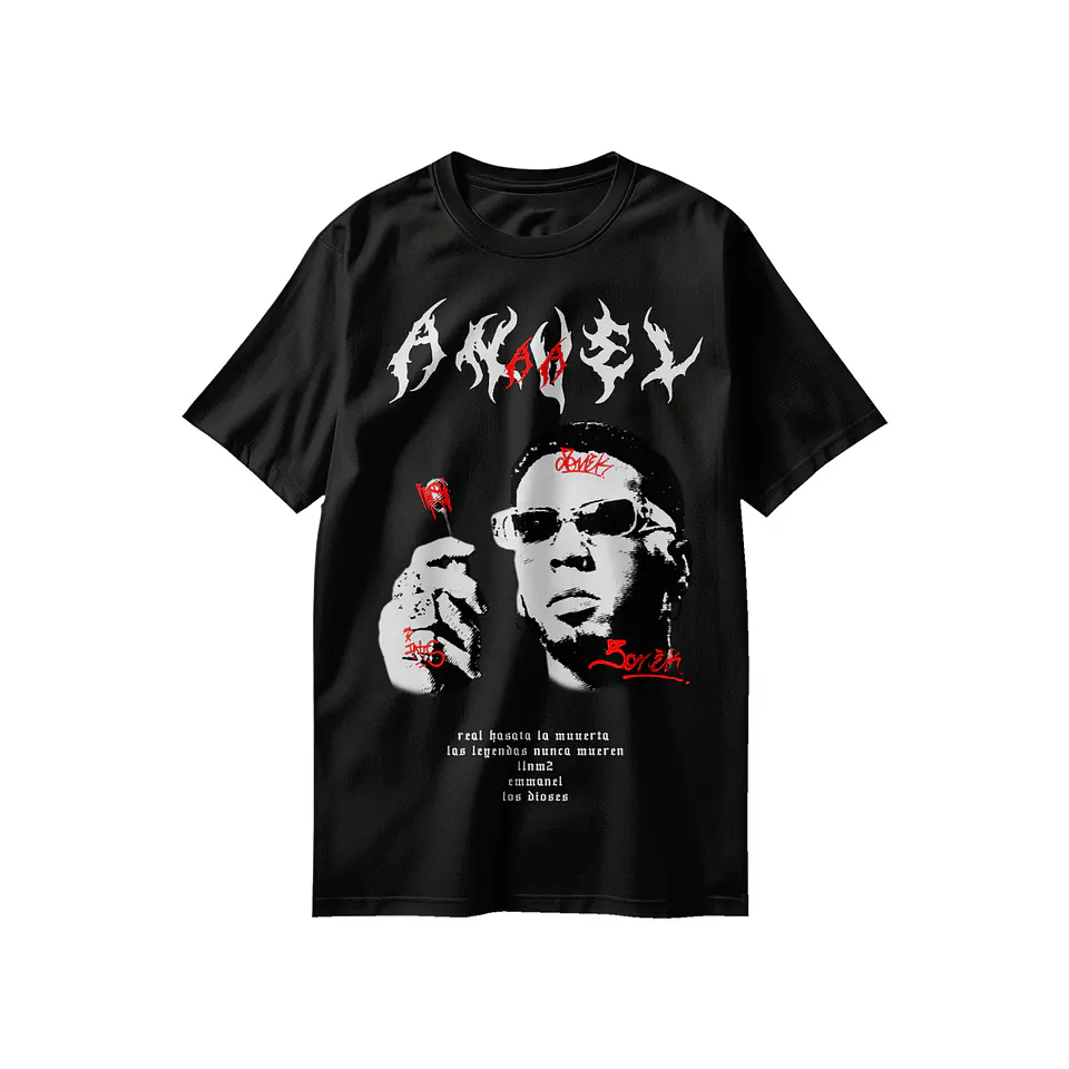 Poleras Anuel AA: Real Hasta la Muerte 3
