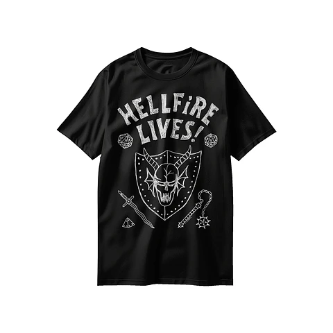 Polera Stranger Things - HellFire BLACK