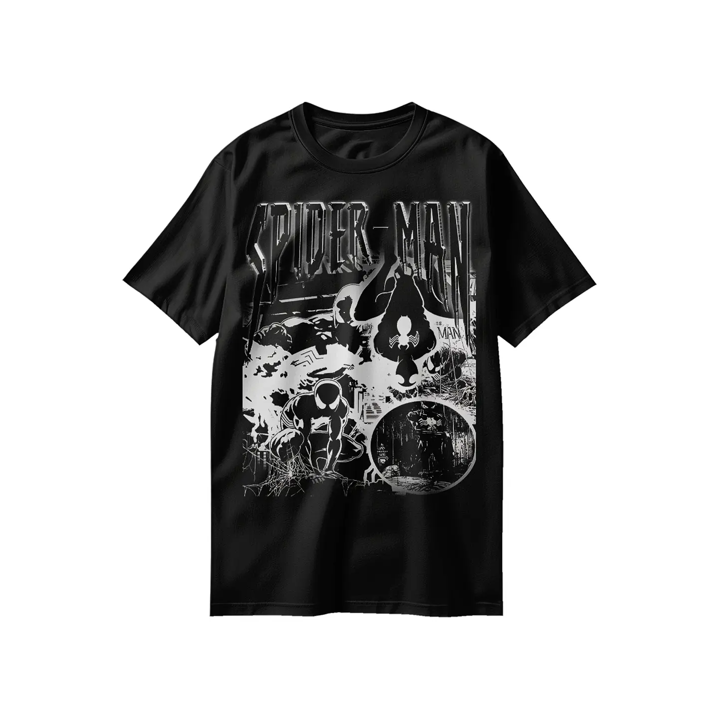POLERAS SPIDER-MAN: BLACK AND WHITE 2
