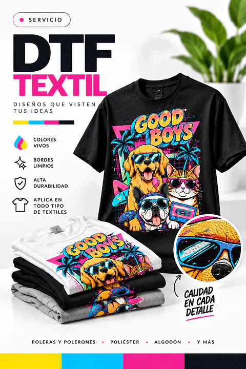 Servicio de impresion Dtf Textil