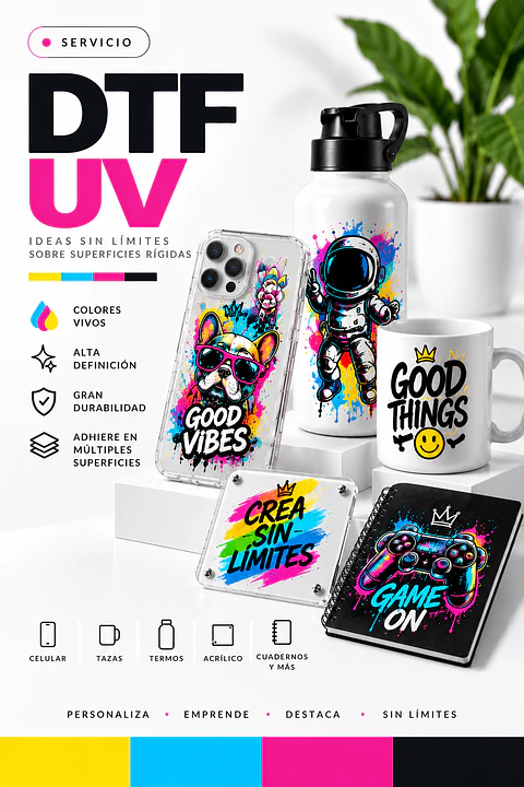 Servicio de impresion DTF Uv