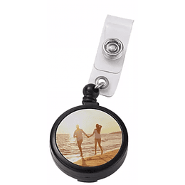 Yoyo Retractil Portacredencial Negro