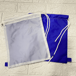 Morral Oxford 30x25 cm. Color Azul. 