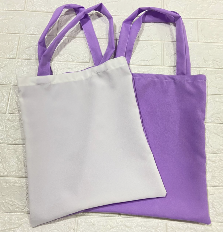 Bolsa bistrech bicolor lila 35x30 cm.