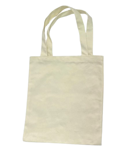 Pre venta. Bolsa Crudo Poliester Color Mantequilla 35x30 cm. Asa Tela